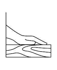 滑らかな手触り